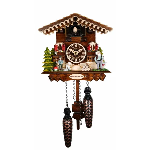 Heidi House Battery Chalet Cuckoo Clock 18.5cm By ENGSTLER image