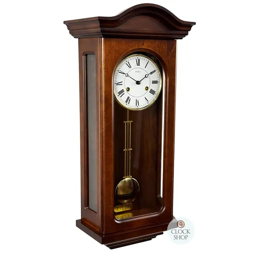 67cm Walnut 8 Day Mechanical Bim Bam Wall Clock By AMS image