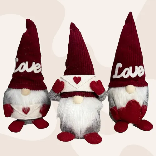 Cupids Trio | Love Messenger Gnome With Red Hat | Assorted Designs image
