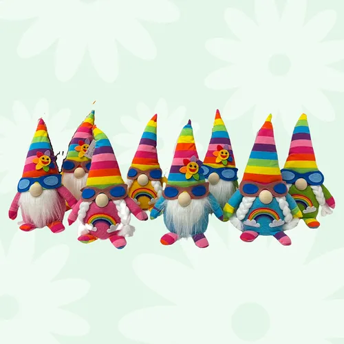 The Rainbow Collective | 23cm Rainbow Gnome - Blue Boy