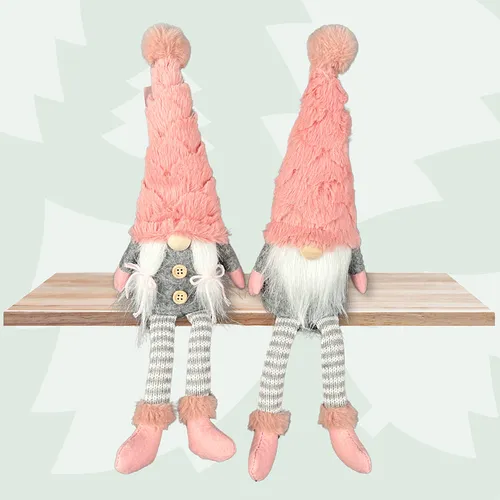 Finn & Freya Pinkerton | 34cm Gnome Shelf Sitter | Boy Or Girl image