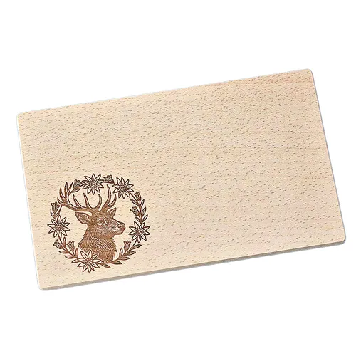 Wooden Bread Board (Deer Head)