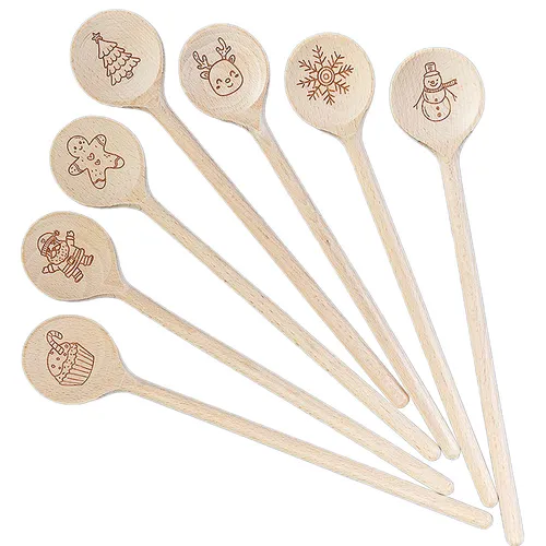 Christmas Wooden Spoon- Assorted Designs image