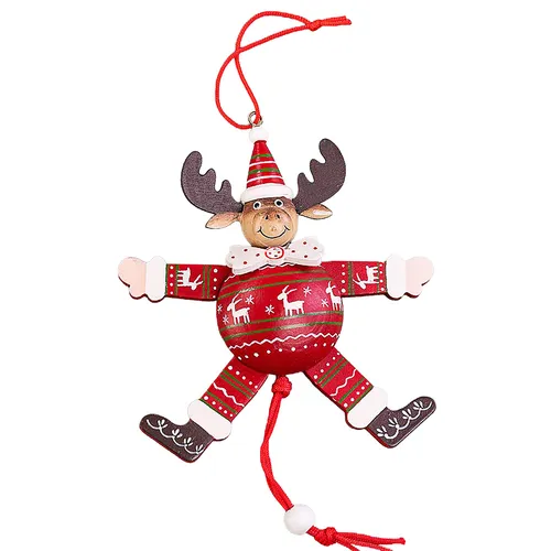 Jumping Jack Christmas Reindeer- Red image