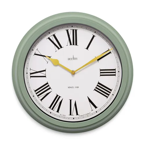 35.5cm Myrtle Green Indoor / Outdoor Wall Clock By ACCTIM image