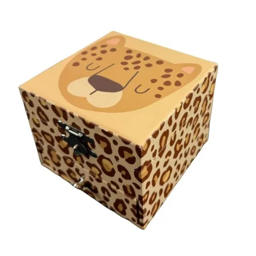 Leopard Musical Jewellery Box (Vivaldi- Spring) image