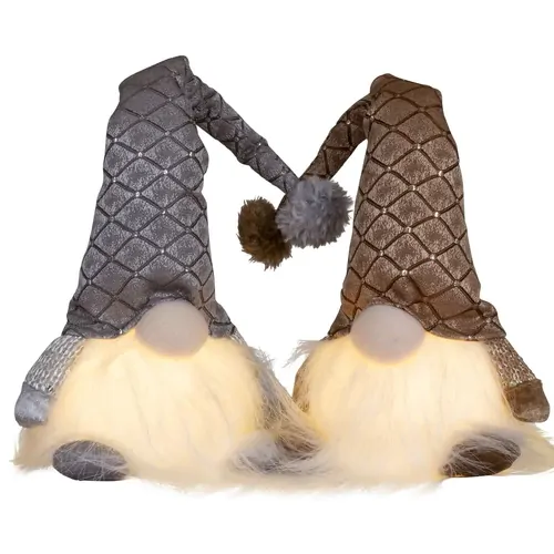 Gary & Alfred Lightwood | 20cm LED Gnome Decoration | Assorted Designs image