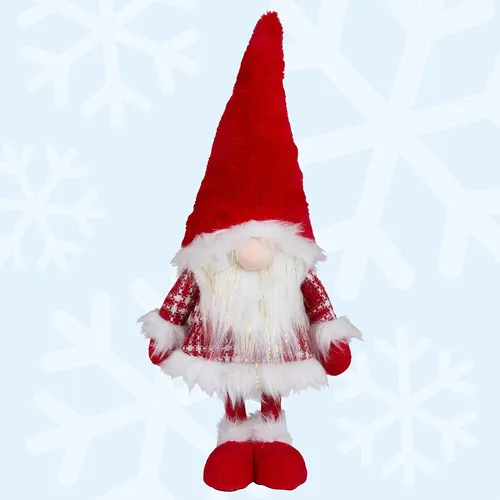 Wobbly Boggles | Wobbling Gnome In Red Winter Clothing image
