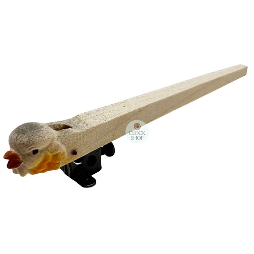 Cuckoo Bird For Mechanical Cuckoo Clock (Natural Wood) 90mm (Short Tail) image