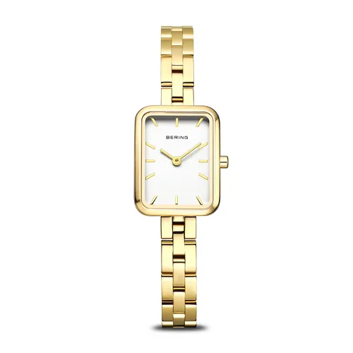 26mm Classic Collection Womens Watch With White Dial & Gold Stainless Steel Link Strap By BERING image