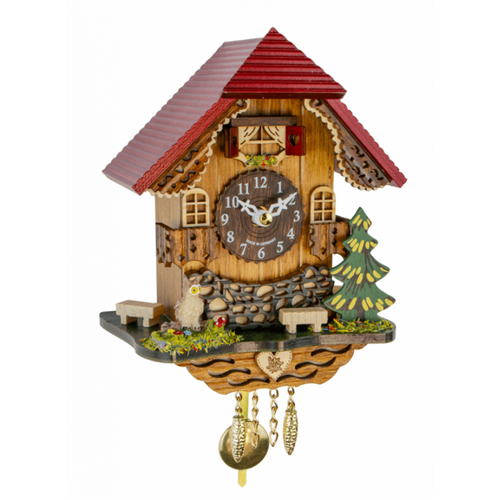 Forest Cabin Battery Chalet Kuckulino With Owl 16cm By TRENKLE image