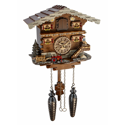 Tractor Battery Chalet Cuckoo Clock By TRENKLE image