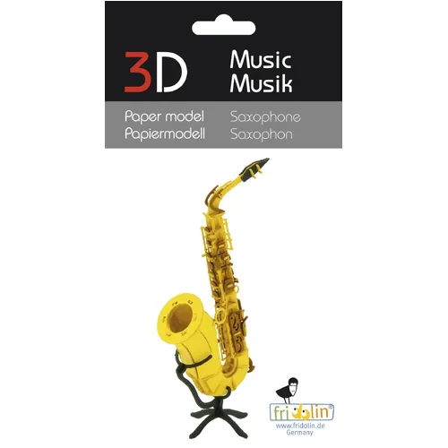 3D Paper Model- Saxophone image