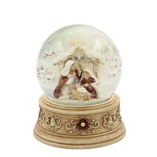 9cm Holy Family Snow Globe image