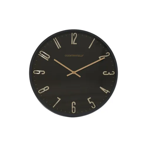 40cm Dark Grey & Copper 3D Wall Clock By COUNTRYFIELD image