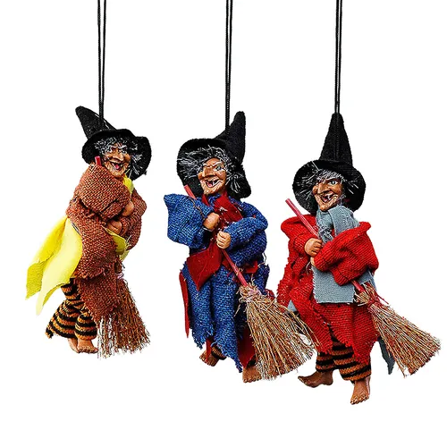 12cm Hanging Witch - Assorted Colours image
