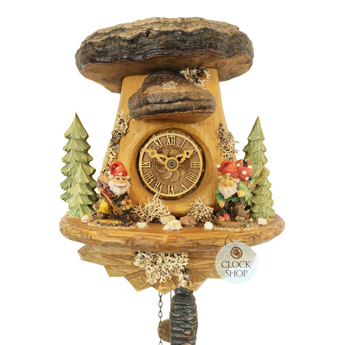 Mini Dwarf House 1 Day Mechanical Clock 22cm by GERHARD SCHMIEDER image
