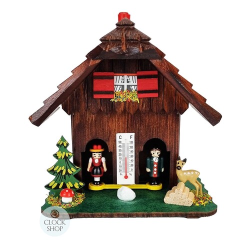 15cm Chalet Weather House By TRENKLE image