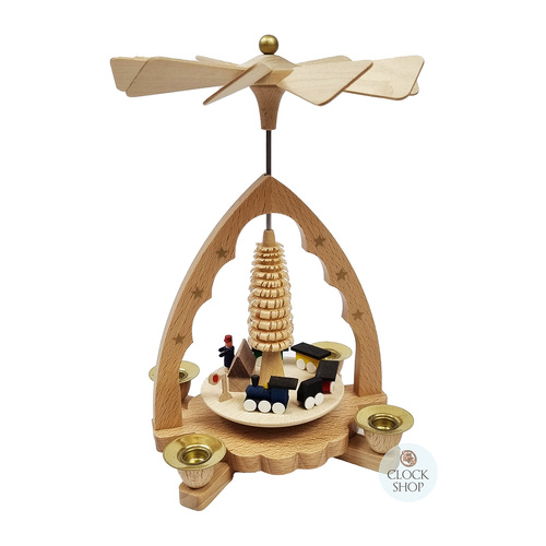 19cm Train Christmas Pyramid By Richard Glässer image