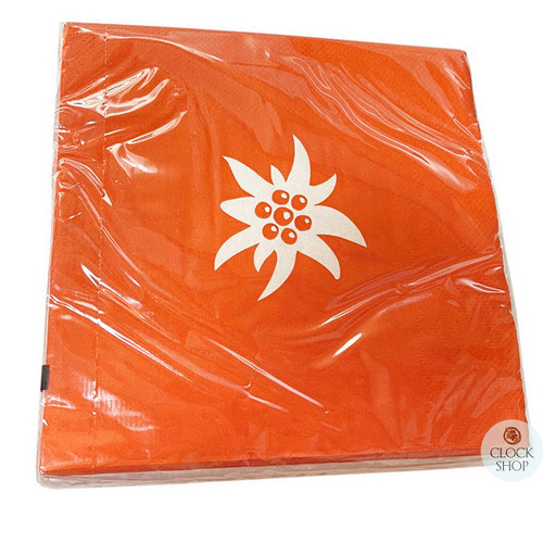 Serviette Pack (Orange & Edelweiss) image
