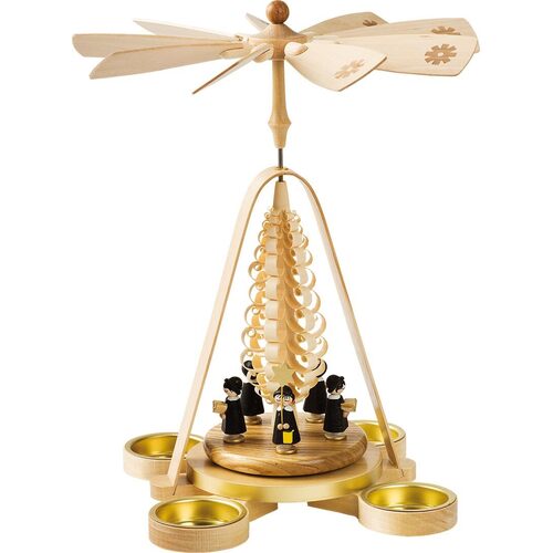 29cm Carollers Christmas Pyramid By Richard Glässer image
