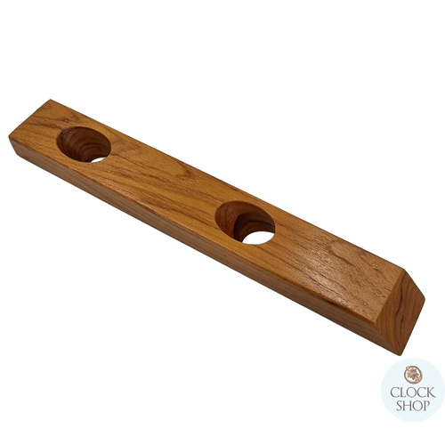 Teak Bottle Stand (Double)