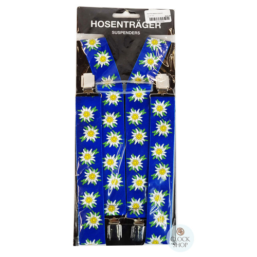 German Suspenders (Blue Edelweiss) image