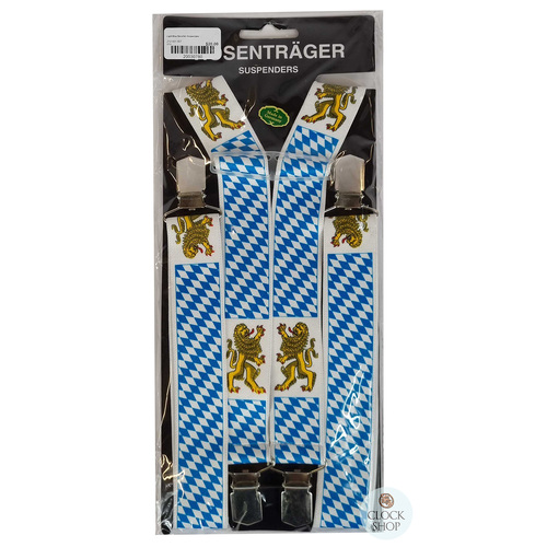 German Suspenders (Bavarian Colours)
