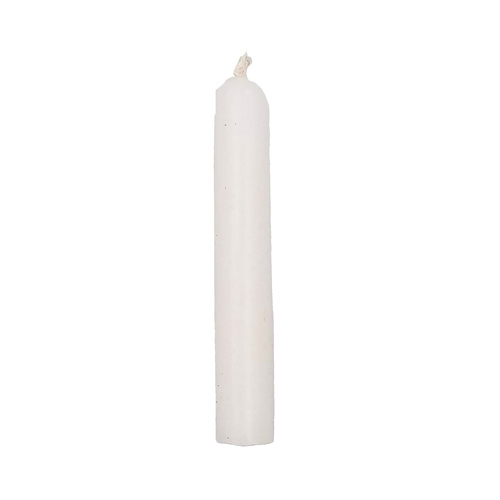 Single White Candle (10mm Diameter)