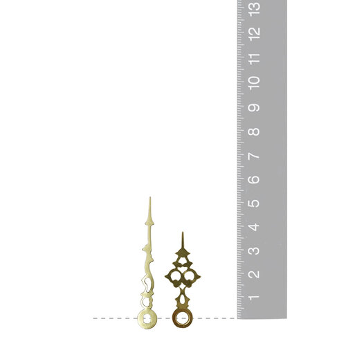 Gold Serpentine Euroshaft Quartz Hands (52mm & 37mm) image