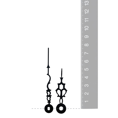 Black Serpentine Euroshaft Quartz Hands (76mm & 50mm) image