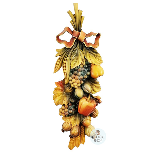 Hand Carved Hanging Fruit Medley By Thomas Eyring (Large)