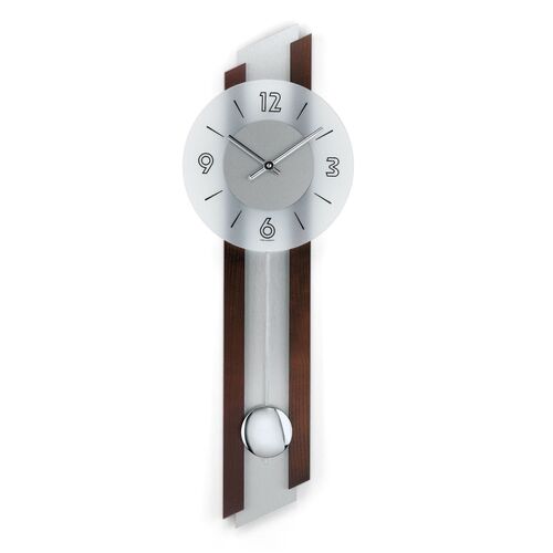 62cm Two Tone Pendulum Wall Clock With Round Dial By AMS