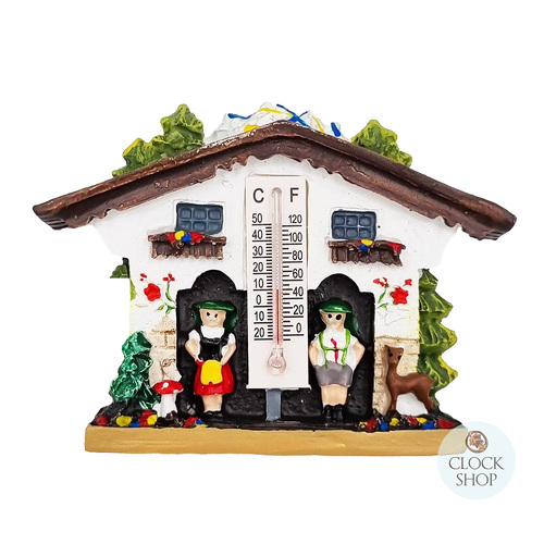 8cm Swiss Weather House Fridge Magnet image