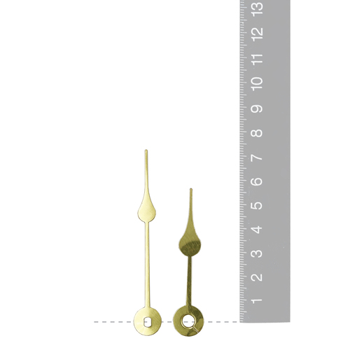 Gold Spade Euroshaft Quartz Hands (73mm & 56mm) image