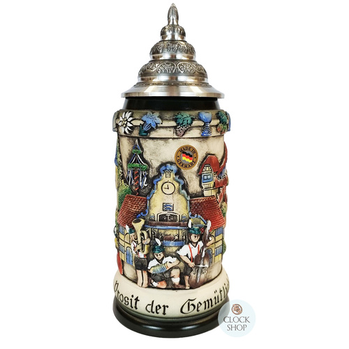 Oktoberfest Panorama Rustic Beer Stein 0.75L By KING image