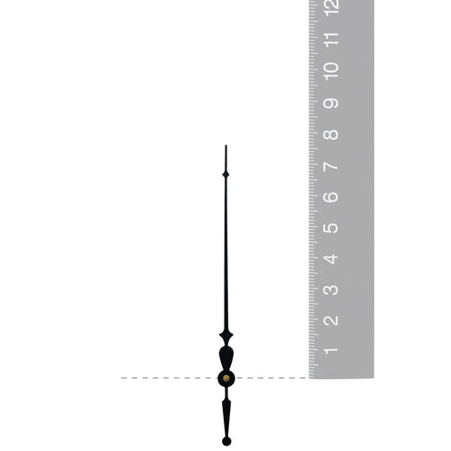 Black Euroshaft Quartz Seconds Hand (76mm) image