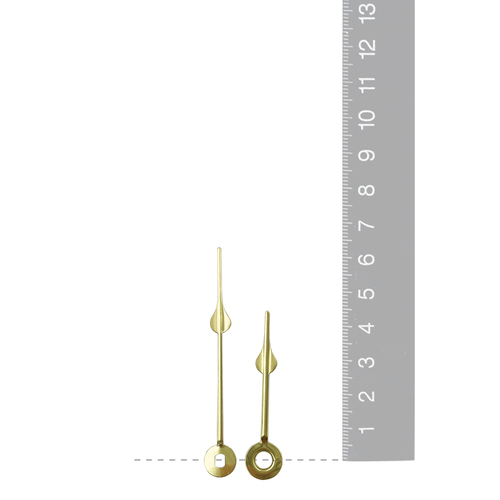 Gold Spade Euroshaft Quartz Hands (63mm & 45mm) image
