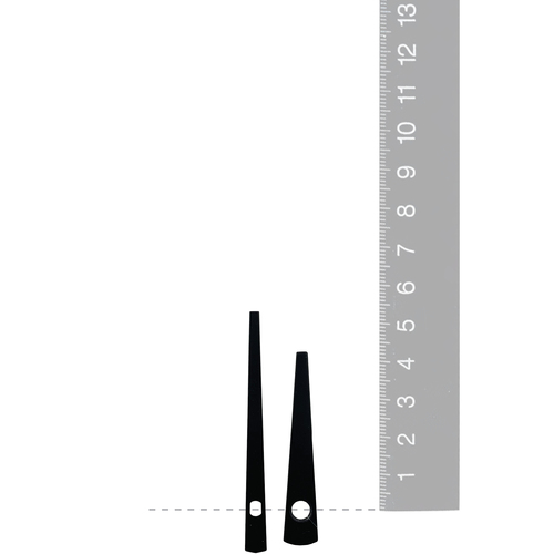Black Tapered Euroshaft Quartz Hands (53mm & 42mm) image