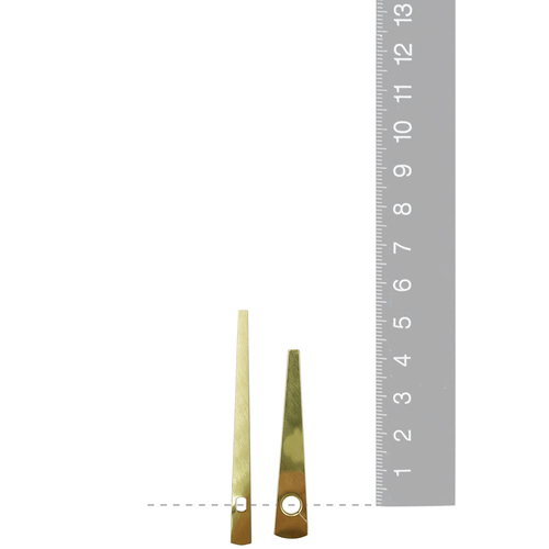 Gold Tapered Euroshaft Quartz Hands (53mm & 42mm) image