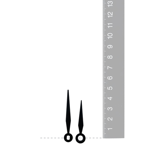Black Pointer Euroshaft Quartz Hands (48mm & 38mm) image