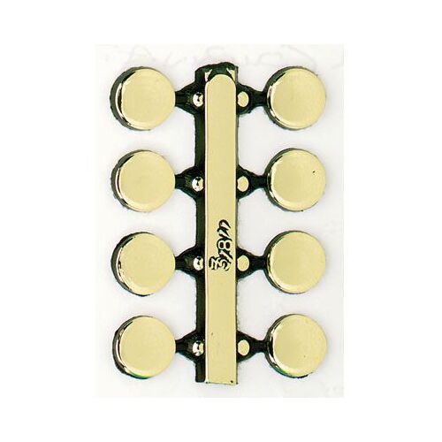 9mm Gold Numeral Dots (Set Of 8) image