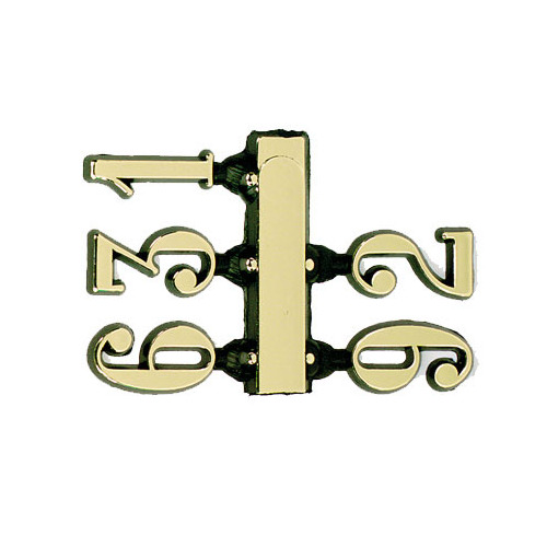 20mm Gold Arabic Numerals (3/6/9/12) image