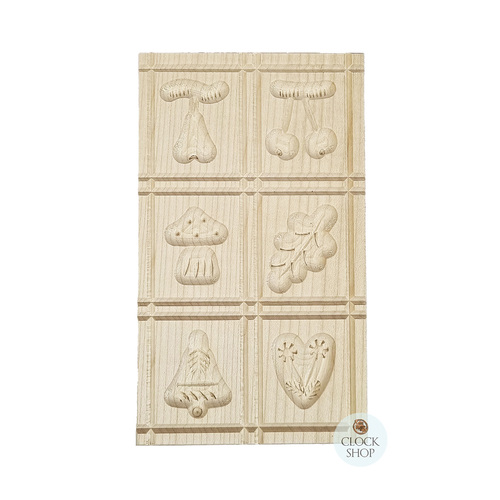 Springerle Mould- 6 Designs (Fruit) image