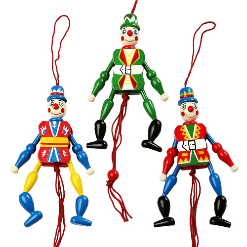 12cm Jumping Jack Clowns- Assorted Designs