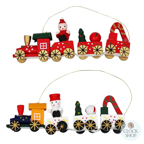 12cm Christmas Train Decoration- Assorted Designs
