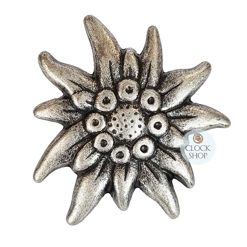Silver Edelweiss Large Hat Pin