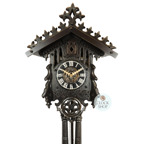 Railroad House Gothic 8 Day Mechanical Cuckoo Clock 48cm By GERHARD SCHMIEDER  image