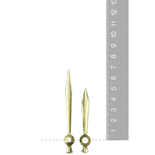 Gold Pointer Euroshaft Quartz Hands (67mm & 48mm) image