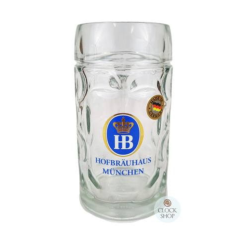 Hofbräuhaus München Glass Beer Mug By KING